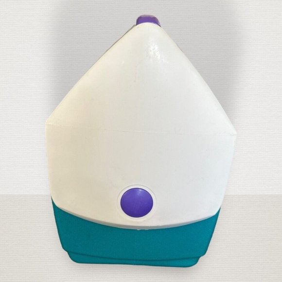 Vintage Igloo S'Cool Mate Mini Lunch Box Personal Cooler Purple Teal White 90’s - Picture 8 of 10